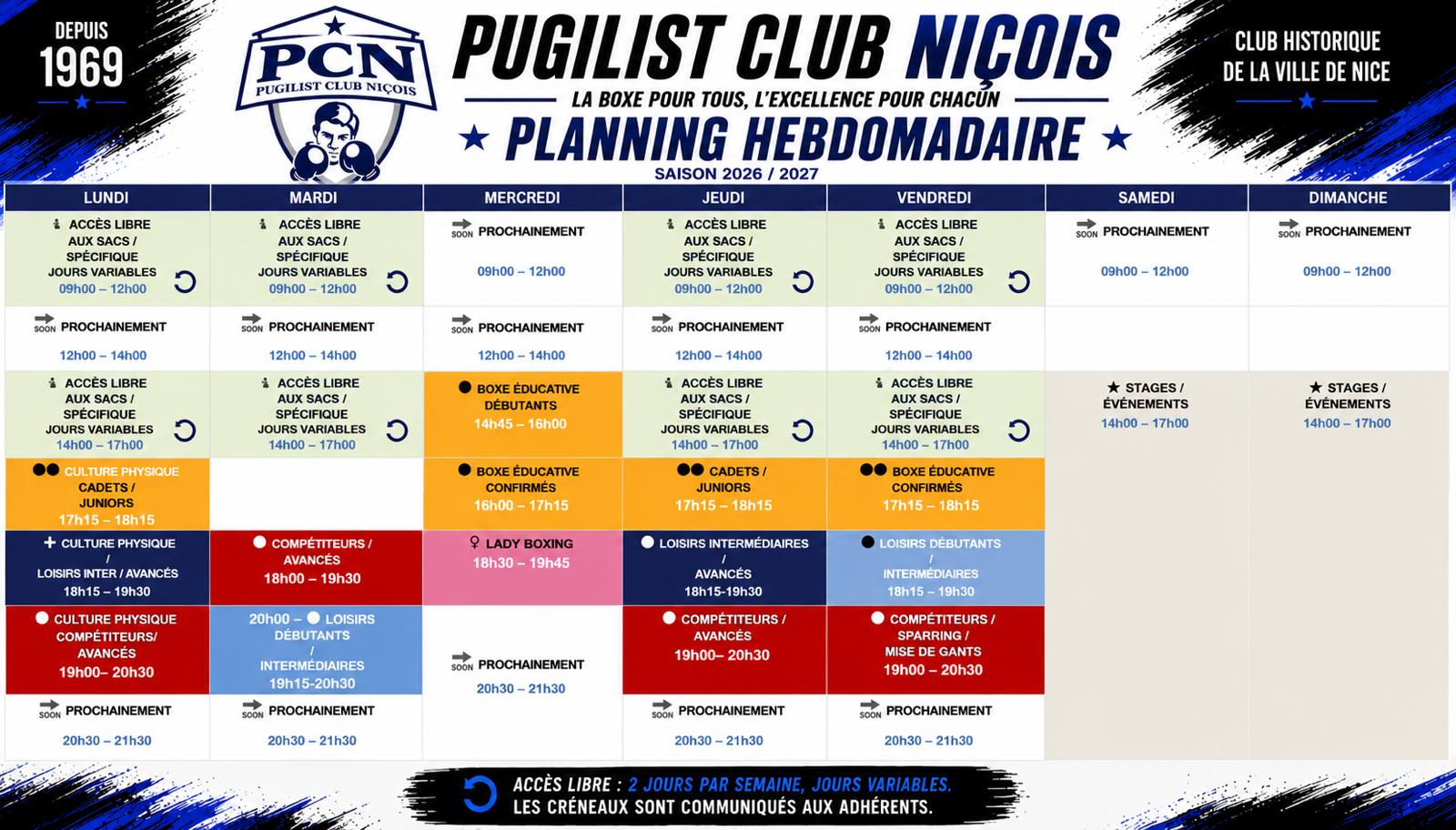 Horaires